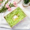 Zonon Easter Grass Basket Filler Raffia Paper Shreds Stuffers Craft Tissue Raffia Filler Grass for Gift Packaging Easter Egg Hunt Party Favors Decoration(16oz,Light Green) view 3