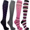 8 Pair Colorful and Fun Compression Sock Designs view 3