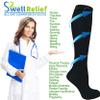 8 Pair Colorful and Fun Compression Sock Designs view 4