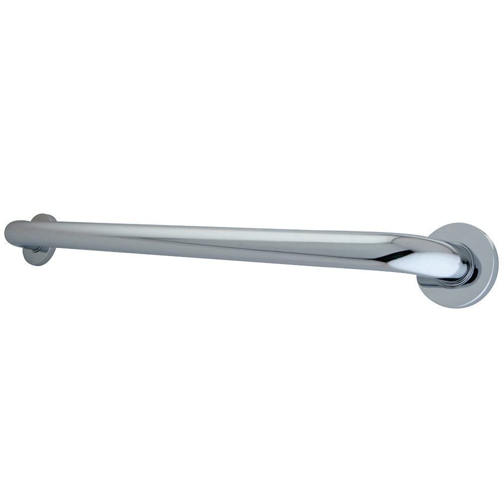 32 in. Meridian Euro Design ADA Silver Sage Grab Bar, Polished Chrome