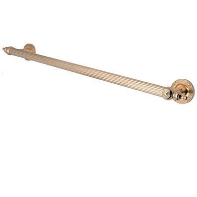 12 Inch Templeton Decor Grab Bar - Polished Brass