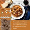 3 PACKS ORGANIC ITALIAN WHOLE DURUM WHEAT FUSILLI PASTA  Sicilian Ancient Grain Timilia Vegan Pasta Crafted in Italy. LOW-GLUTEN INDEX. Has 6X More Fiber and Protein than Popular Grains. Al dente texture. Farm Fresh Pasta from Sicily, Italy view 3