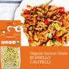 3 PACKS ORGANIC ITALIAN DURUM WHEAT CAVATELLI PASTA  Sicilian Ancient Grain Russello Vegan Crafted in Italy. LOW-GLUTEN INDEX. Has 6X More Fiber and Protein than Popular Grains view 2