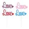 10pcs Cupcake Topper Cake Decorating Birthday Food Picks Wedding Dcor Love Cake Picks Diy Cake Insert Topper Wedding Decoration Love Cake Toppers Party Supplies Self Made view 2