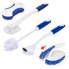 CELOX Kitchen Scrub Brush Set with Ergonomic Handle, Deep Cleaning Brushes, Include Dish Brush (Blue) view 1