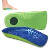 Insoles for Plantar Fasciitis, QBK Arch Support Insoles for All Day Comfort, Avoid Achilles Tendonitis, Metatarsalgia, Overpronation, Heel Spurs, 3/4 Thin Unisex Insoles S S:men5.5-7/Women7-8.5 view 1