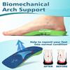 Insoles for Plantar Fasciitis, QBK Arch Support Insoles for All Day Comfort, Avoid Achilles Tendonitis, Metatarsalgia, Overpronation, Heel Spurs, 3/4 Thin Unisex Insoles S S:men5.5-7/Women7-8.5 view 2