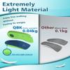 Insoles for Plantar Fasciitis, QBK Arch Support Insoles for All Day Comfort, Avoid Achilles Tendonitis, Metatarsalgia, Overpronation, Heel Spurs, 3/4 Thin Unisex Insoles S S:men5.5-7/Women7-8.5 view 3