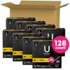 U by Kotex Click Compact Tampons, Regular Absorbency, Unscented, 128 Count (8 Packs of 16) (Packaging May Vary) view 2