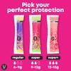 U by Kotex Click Compact Tampons, Regular Absorbency, Unscented, 128 Count (8 Packs of 16) (Packaging May Vary) view 4