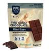The Good Chocolate - Keto Dark Chocolate Mini Bars, Zero Sugar, Lower Net Carb Snack, Lower Calorie, Vegan Chocolate Candy, 1 Snack Pack view 1