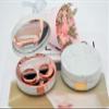 FEILIBAY 2 Pack Marble Contact Lens Case All-in-One Travel Contact container Soak Storage Kit(Rose Gold + Gold) view 4