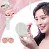 FEILIBAY 2 Pack Marble Contact Lens Case All-in-One Travel Contact container Soak Storage Kit(Rose Gold) view 3