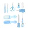 Baby Grooming & Health Kits, Toddler Healthcare and Grooming Set, 10 in 1 Baby Health Care Tools with Safety Nail Clipper Scissor Newborn Grooming Kit (Blue) view 1