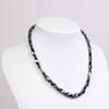 IRUMENG Hematite Necklace Unisex Black- Natural Magnetic Hematite Necklace Relieve Fatigue around Neck, Shoulder-19.6 inch (50cm) view 2
