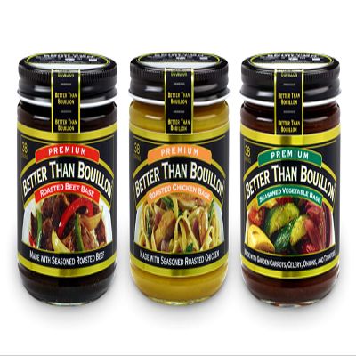 Better Than Bouillon Variety Pack- Roasted Beef, Roasted Chicken, Seasoned Vegetable Bases 8oz (3 Pack; 1 each)