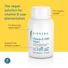 Biogena Vitamin D 2000 Vegan Formula - Sun Vitamin D3 Supplement for Calcium Absorption, Immune Support - 60 Capsules** view 4