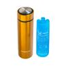 4ALLFAMILY Nomad Insulin Travel Case Cooler  48H Non-Electric Insulin Cooler Travel Case TSA Approved with Lightweight Design  Air Traveling Friendly, Reusable Medium Gold Thermo for Medications view 1