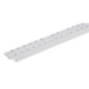 4S SmartFit White Melamine Short Adaptor Bar - 3/5"W x 12 2/5"L view 1