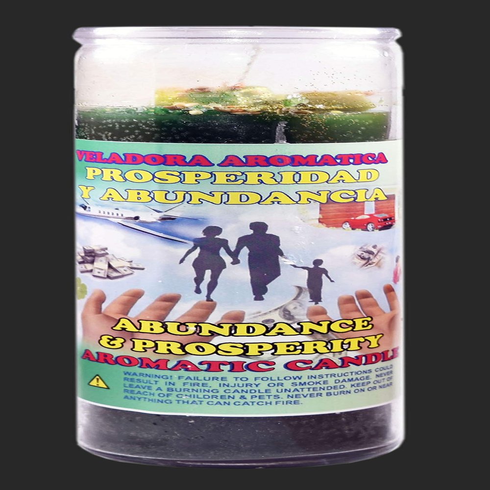 3 Pieces Candle Cocktail Aromatic Vela Abundance & Prosperity PROSPERIDAD ABUNDANCIA