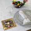AM Dcor Easter Luncheon Napkins - 20 Soft Triple-Ply Paper Napkins Easter Eggs on Straw - 13" x 13" view 2