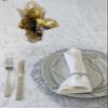 AM Dcor Easter Luncheon Napkins - 20 Soft Triple-Ply Paper Napkins Easter Eggs on Straw - 13" x 13" view 4