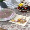 AM Dcor Easter Dinner Napkins 20 Count Soft 3-Ply Tissue Servilities,13" x 13" (Unfolded), Easter Eggs Basket view 2