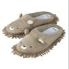 Carari Cleaning Slippers, 9.1-9.8 inches (23-25 cm), Bear, Just Put On, Floor Cleaning, Removable and Washable, Marshmallow Texture, Fluffy, Springy, CB Japan, Karari Zooey view 1