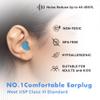 Ear Plugs for Sleeping, Acousdea Reusable Moldable Silicone Ear Plugs, Waterproof, Suitable for Snoring, Swimming, Working, Studying, Noise Cancelling up to 40 dBSPL, Mix with Carry Case, 6 Pairs view 2