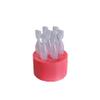 Znet3D Round Eye Drop Vial Stand  Convenient, Upright Storage for Seven Vials  Keep Track of Your Daily Usage (Pink) view 1