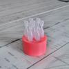 Znet3D Round Eye Drop Vial Stand  Convenient, Upright Storage for Seven Vials  Keep Track of Your Daily Usage (Pink) view 4