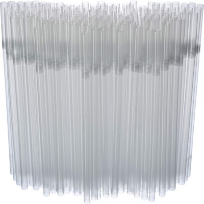 [500 Pack] Clear Flexible Plastic Drinking Straws Disposable Straw 8'' inches Tall