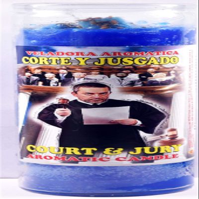 1 Piece Candle Cocktail VELADORA Court & Jury/Corte Y JUSGADO AROMATICA
