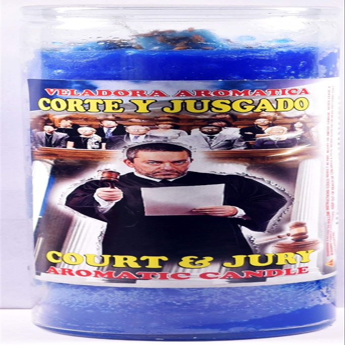 1 Piece Candle Cocktail VELADORA Court & Jury/Corte Y JUSGADO AROMATICA