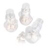 Hammont Snowman Shaped Acrylic Candy Boxes - 12 Pack - 1.57"x3.54" - Perfect for Weddings, Birthdays, Party Favors and Gifts | Designer Cute Clear Lucite Plastic Treat Containers view 2
