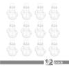Hammont Snowman Shaped Acrylic Candy Boxes - 12 Pack - 1.57"x3.54" - Perfect for Weddings, Birthdays, Party Favors and Gifts | Designer Cute Clear Lucite Plastic Treat Containers view 3