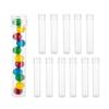 Hammont Tube Shaped Acrylic Candy Boxes - 12 Pack - 6.49"x0.94" - Perfect for Weddings, Birthdays, Party Favors and Gifts | Designer Cute Clear Lucite Plastic Treat Containers view 1