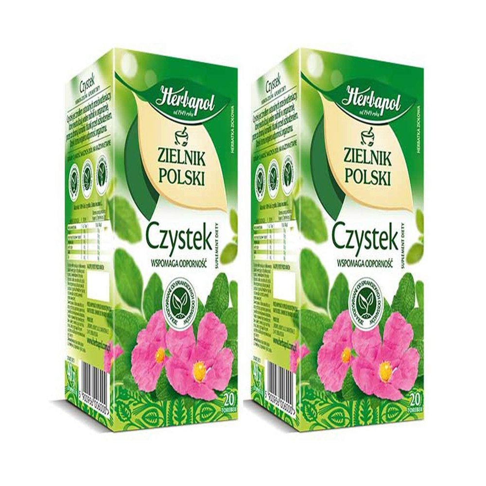 HERBAPOL CZYSTEK CISTUS INCANUS 1.41 oz (40g) 2PACK