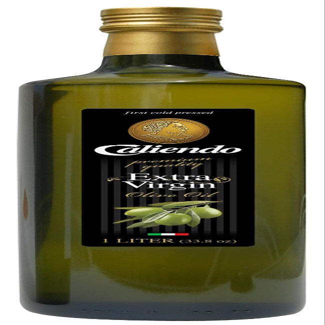 Caliendo Premium Extra Virgin Olive Oil, Authentic Full Bodied-Flavor - 1L (33.8 Fl Oz) Bottle
