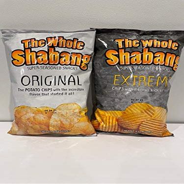 The Whole Shabang Potato Chips Variety Pack - (1) 6 oz Original / (1) 6 oz Extreme