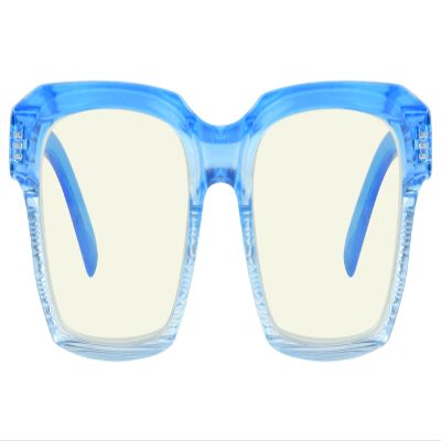 Eyekepper Square Reading Glasses for Women Blue Light Blocking Large Frame Computer Readers - Blue +1.50