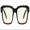 Eyekepper Square Reading Glasses for Women Blue Light Blocking Large Frame Computer Readers - Red +0.50 view 1