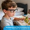 AZorb 2Pack Blue Light Blocking Glasses for Kids TR90 Unbreakable Computer Screen Glasses for Boys & Girls - 2 Pack(Transparent+ Green) view 3