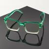 Eyekepper Square Reading Glasses for Women Blue Light Blocking Large Frame Computer Readers - Green view 2
