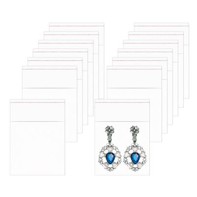 1000pcs Small Self Sealing Cello Bags 2" x 2" - Clear Resealable Cellophane Bags for Jewelry, Earrings, Cookies, Candy, Beads, Coins, Gifts & Decorative Items (9 Sizes)