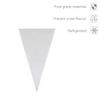 FUNNYARD Mini Cone Bag 200Pcs Clear Treat Popcorn Bags 5.1 by 9.8 Inch Triangle Cellophane Bags with Twist Ties for Handmade Cookies Wedding view 2