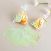 Morepack Valentines Iridescent Holographic Cellophane Treat Bags,4x6 Inch Party Favor Cookie Bags with 5 Colors Twist Ties for Weddings Birthday Party,100 Pcs view 4