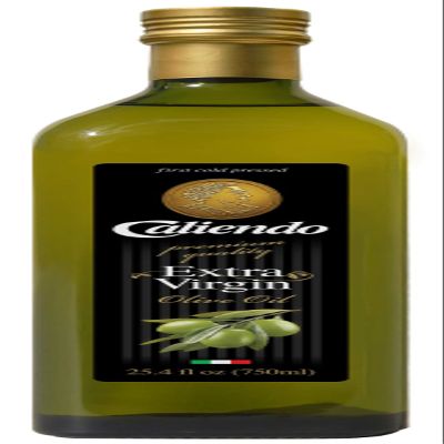 Caliendo Premium Extra Virgin Olive Oil, Authentic Full Bodied-Flavor - 750ml (25.36 Fl Oz) Bottle