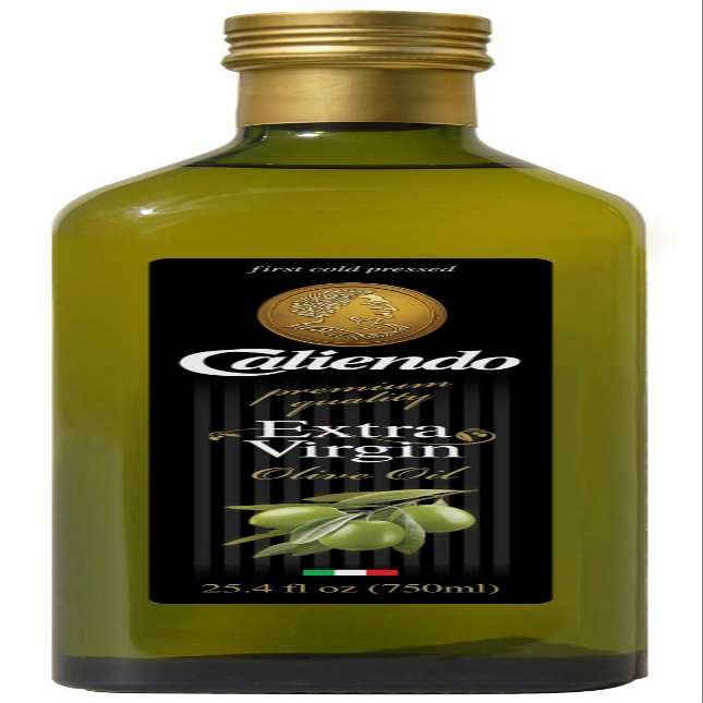 Caliendo Premium Extra Virgin Olive Oil, Authentic Full Bodied-Flavor - 750ml (25.36 Fl Oz) Bottle