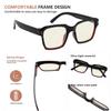 Eyekepper Square Reading Glasses for Women Blue Light Blocking Large Frame Computer Readers - Red +1.00 view 4